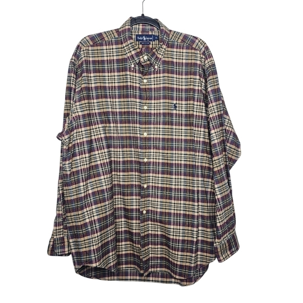 Ralph Lauren Plaid Dress Button Down
